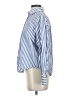 Banana Republic 100% Cotton Stripes Blue Long Sleeve Button-Down Shirt Size S - photo 5