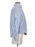 Banana Republic 100% Cotton Stripes Blue Long Sleeve Button-Down Shirt Size S - photo 4