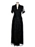 Calvin Klein 100% Polyester Black Casual Dress Size 6 - photo 1