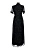 Calvin Klein 100% Polyester Black Casual Dress Size 6 - photo 2