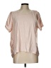 J.Crew 100% Polyester Pink Short Sleeve Top Size L - photo 1