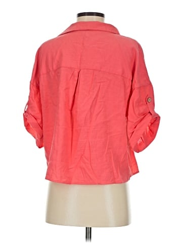 Ellen Tracy 3/4 Sleeve Button-Down Shirt (view 2)
