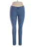 Hue Solid Blue Jeggings Size XL - photo 1
