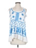 Pranella 100% Rayon White Sleeveless Blouse Size 3 - photo 1