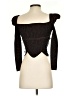 Elliatt Brown Black Long Sleeve Top Size S - photo 2