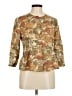 Assorted Brands Gold 3/4 Sleeve Blouse Size M - photo 1