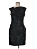 Calvin Klein Animal Print Black Cocktail Dress Size 8 - photo 1