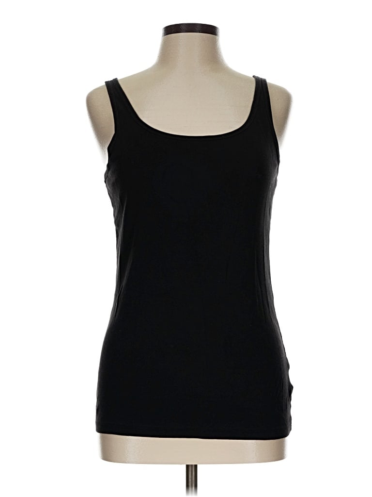 Pre-owned Unbranded Tank Top Black Strapless Neckline Tops
