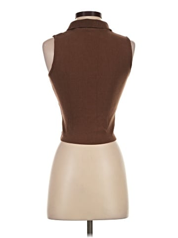 Brandy Melville Sleeveless Button-Down Shirt (view 2)