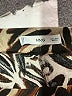MNG 100% Viscose Print Black Casual Pants Size S - photo 7