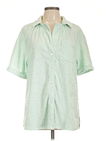 7 For All Mankind Short Sleeve Blouse (view 1)