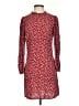 Reformation Floral Red Burgundy Casual Dress Size 2 - photo 1