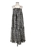 Grade & Gather 100% Polyester Paisley Gray Casual Dress Size S - photo 1