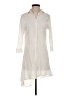 Raviya Ivory 3/4 Sleeve Button-Down Shirt Size S - photo 1