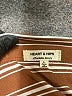 Heart & Hips Stripes Brown Jumpsuit Size L - photo 4