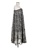 Grade & Gather 100% Polyester Paisley Gray Casual Dress Size S - photo 4