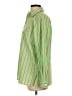 Foxcroft 100% Cotton Stripes Green Long Sleeve Button-Down Shirt Size 4 - photo 5