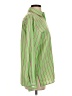 Foxcroft 100% Cotton Stripes Green Long Sleeve Button-Down Shirt Size 4 - photo 4