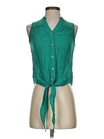 Mine Sleeveless Button-Down Shirt (view 1)
