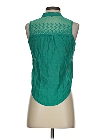 Mine Sleeveless Button-Down Shirt (view 2)