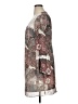 SLNY Paisley Brown Cocktail Dress Size 14W - photo 5