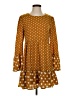 LoveRiche 100% Polyester Polka Dots Brown Casual Dress Size S - photo 1