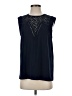 Pixley 100% Polyester Blue Sleeveless Blouse Size M - photo 1