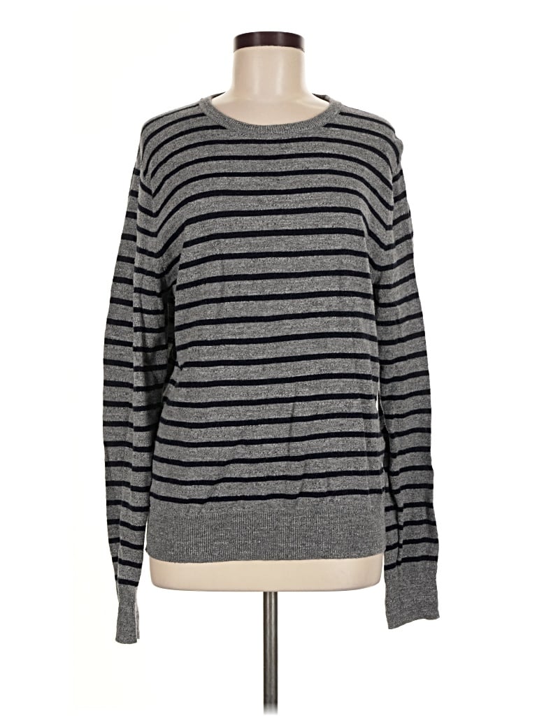 Pre-owned Jcrew Pullover Sweater In Gray