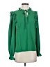 CeCe Green Long Sleeve Blouse Size S - photo 1