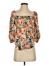 Threads 4 Thought Orange 3/4 Sleeve Blouse Size S - photo 1