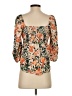 Threads 4 Thought Orange 3/4 Sleeve Blouse Size S - photo 2