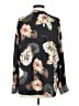 Johnny Was 100% Silk Floral Black Long Sleeve Silk Top Size XS - photo 2