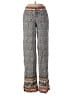 Assorted Brands Print Blue Casual Pants Size S - photo 1