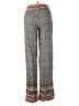 Assorted Brands Print Blue Casual Pants Size S - photo 2