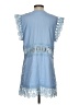 Suboo 100% Polyester Solid Blue Cocktail Dress Size 2 - photo 2