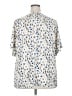 BLOOMCHIC Print Ivory Short Sleeve Blouse Size 18 - 20 - photo 2