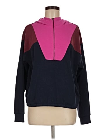 Aqua Zip Up Hoodie (view 1)