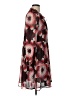 Ann Taylor LOFT 100% Polyester Print Brown Casual Dress Size L - photo 4