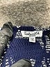 Splendid 100% Rayon Graphic Blue Cocktail Dress Size M - photo 4