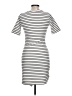 iris Stripes White Casual Dress Size L - photo 2