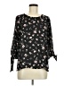 Papermoon Black Long Sleeve Blouse Size M - photo 1