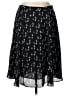 Jaclyn Smith 100% Polyester Print Black Casual Skirt Size L - photo 1
