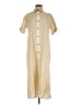 Unbranded 100% Polyester Tan Casual Dress Size M - photo 1