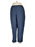 Flax 100% Linen Solid Blue Linen Pants Size 14 (L) - photo 1
