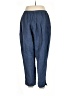Flax 100% Linen Solid Blue Linen Pants Size 14 (L) - photo 2