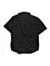 Faded Glory Stars Black Short Sleeve Button-Down Shirt Size 14 - 16 - photo 2