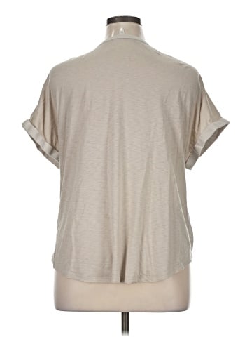 Lucky Brand Short Sleeve Blouse (view 2)