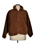 Athleta 100% Polyester Brown Faux Fur Jacket Size XL - photo 1