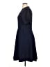 Assorted Brands Solid Blue Casual Dress Size XL - photo 5