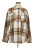 Automet Tweed Brown Long Sleeve Button-Down Shirt Size M - photo 1